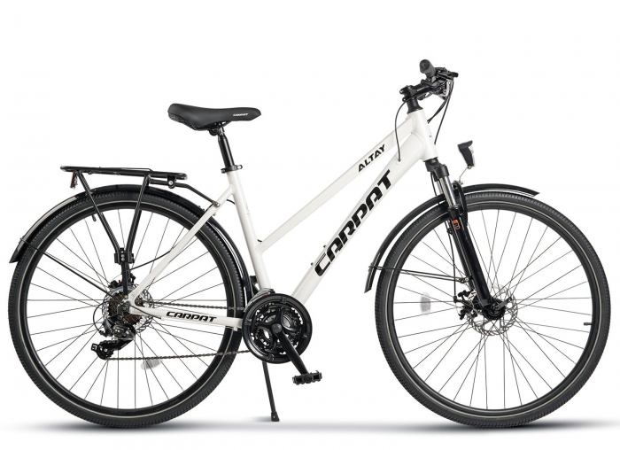 Bicicleta Trekking 28" CARPAT Altay, cadru aluminiu 18", manete secventiale, frane disc, 21 viteze [2]