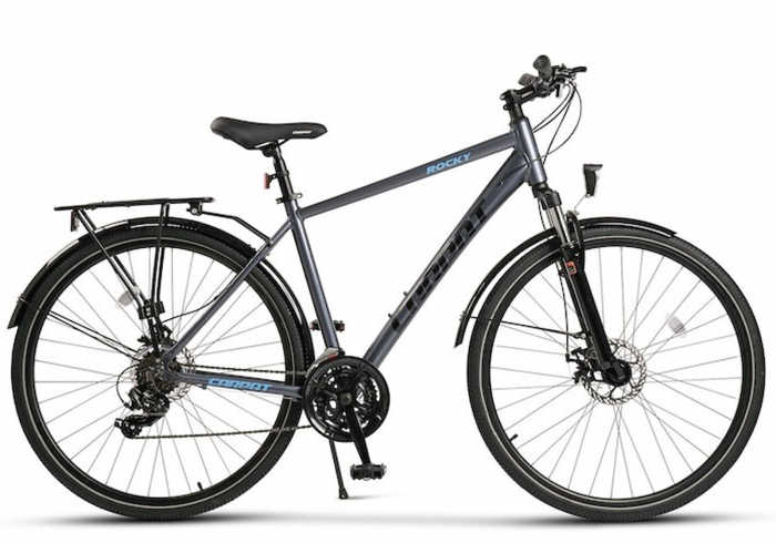 Bicicleta Trekking 28" CARPAT Rocky, cadru aluminiu 18", manete secventiale, frane disc, 21 viteze [2]