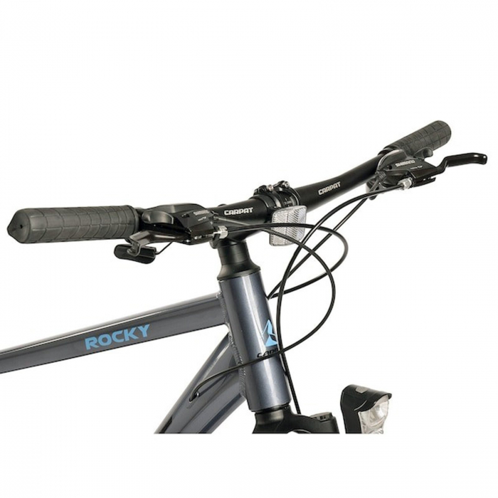 Bicicleta Trekking 28" CARPAT Rocky, cadru aluminiu 18", manete secventiale, frane disc, 21 viteze [5]