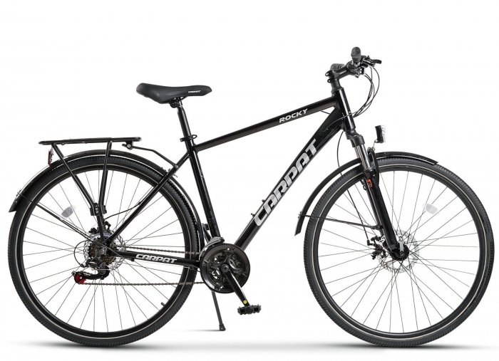 Bicicleta Trekking 28" CARPAT Rocky, cadru aluminiu 18", manete secventiale, frane disc, 21 viteze [2]