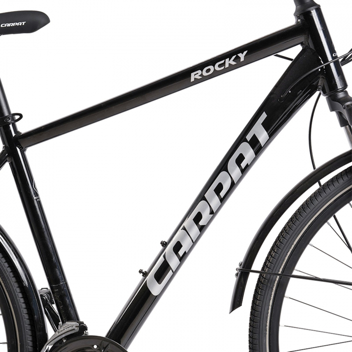 Bicicleta Trekking 28" CARPAT Rocky, cadru aluminiu 18", manete secventiale, frane disc, 21 viteze [11]