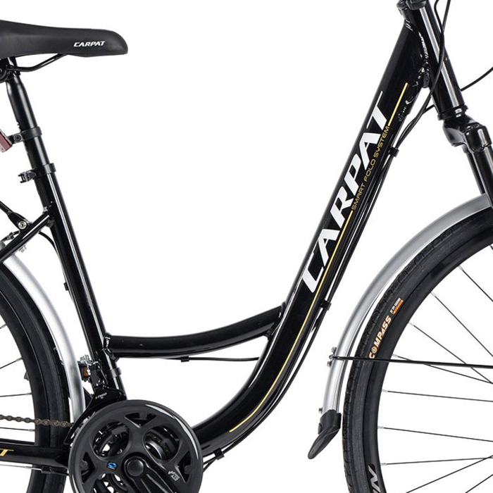 Bicicleta Trekking 28" CARPAT Smart, cadru otel 18", manete secventiale, frane disc, 21 viteze [13]