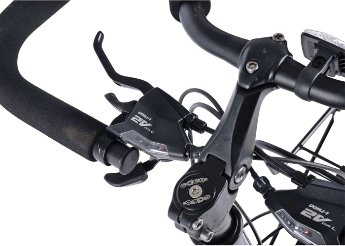 Bicicleta Trekking 28" CARPAT Smart, cadru otel 18", manete secventiale, frane disc, 21 viteze [8]