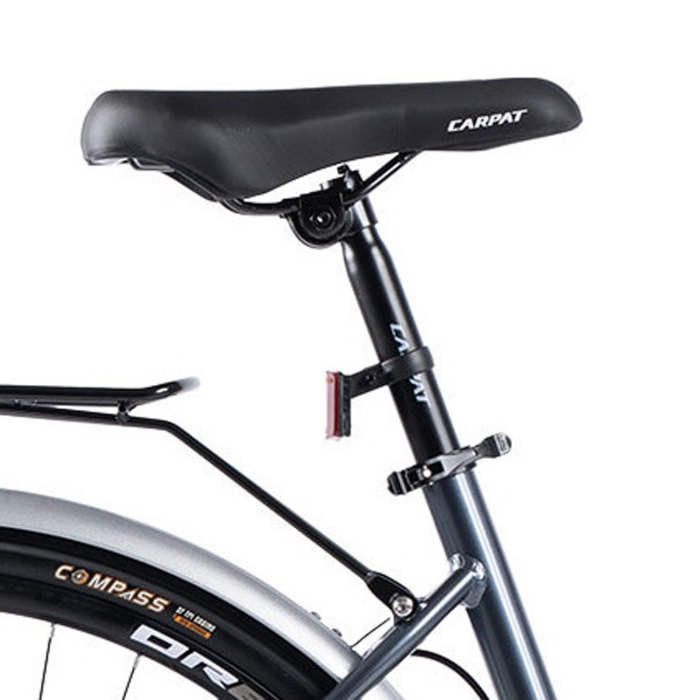 Bicicleta Trekking 28" CARPAT Smart, cadru otel 18", manete secventiale, frane disc, 21 viteze [11]
