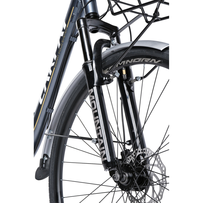 Bicicleta Trekking 28" CARPAT Smart, cadru otel 18", manete secventiale, frane disc, 21 viteze [4]