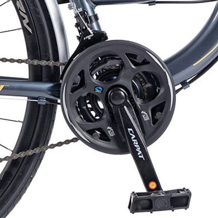 Bicicleta Trekking 28" CARPAT Smart, cadru otel 18", manete secventiale, frane disc, 21 viteze [9]