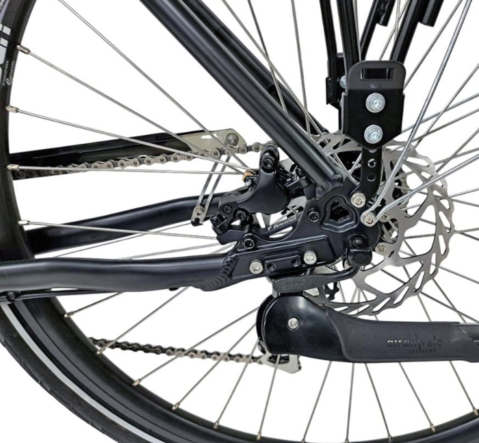 Bicicleta oras 28" KREIDLER Kieler Man, cadru aluminiu, manete secventiale, frane hidraulice, 8 viteze, negru [6]