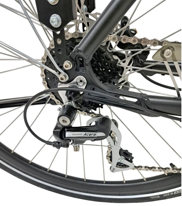 Bicicleta oras 28" KREIDLER Kieler Man, cadru aluminiu, manete secventiale, frane hidraulice, 8 viteze, negru [5]