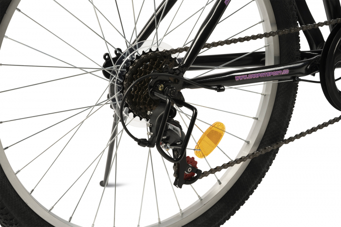 Bicicleta Trekking Rich R2430A 24", Negru/Fucsia [5]