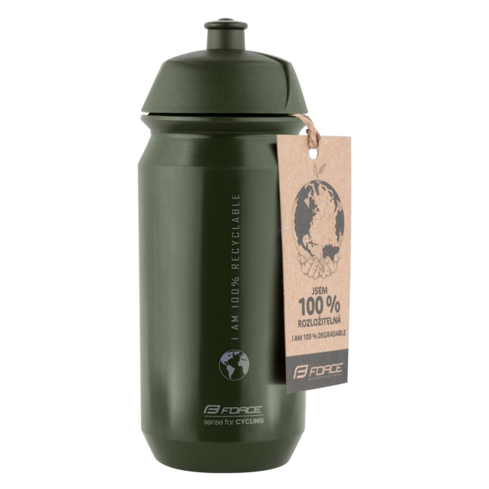 Bidon apa 0.5L FORCE Bio Earth, material biodegradabil [2]