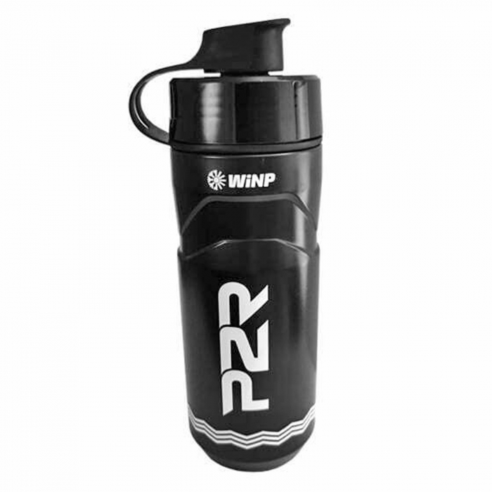 Bidon apa 0.6L P2R Termica, negru/alb [1]