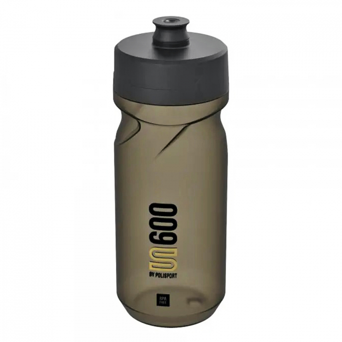 Bidon 0.6L POLISPORT S600 Screw On, negru transparent [1]