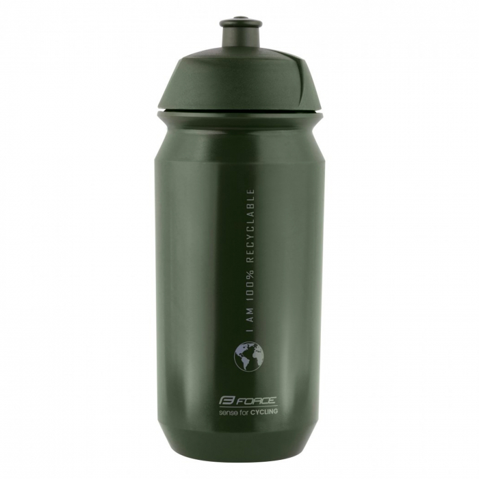 Bidon apa 0.5L FORCE Bio Earth, verde/gri [1]