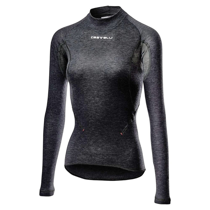 Bluza de corp cu maneca lunga CASTELLI Flanders 2W Warm, de dama, negru [1]