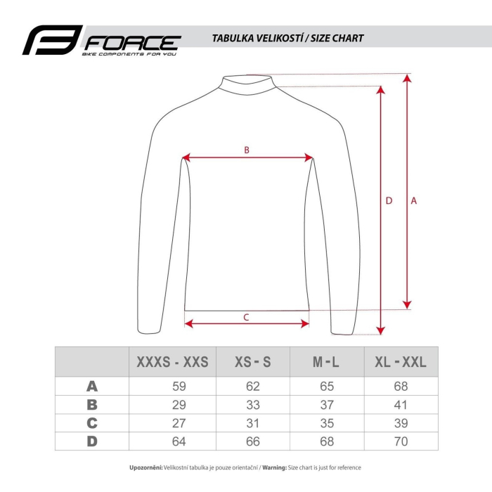 Bluza de corp FORCE Greym, unisex [6]