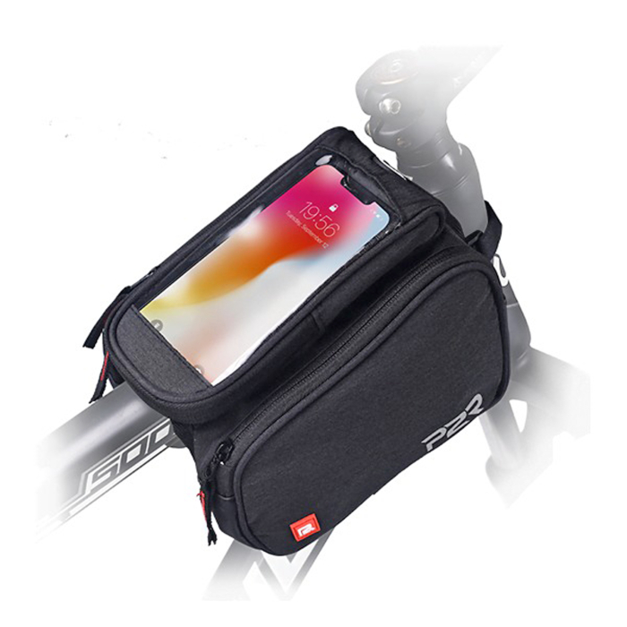 Borseta cadru 2.5L P2R Twinner, cu husa telefon, negru [6]