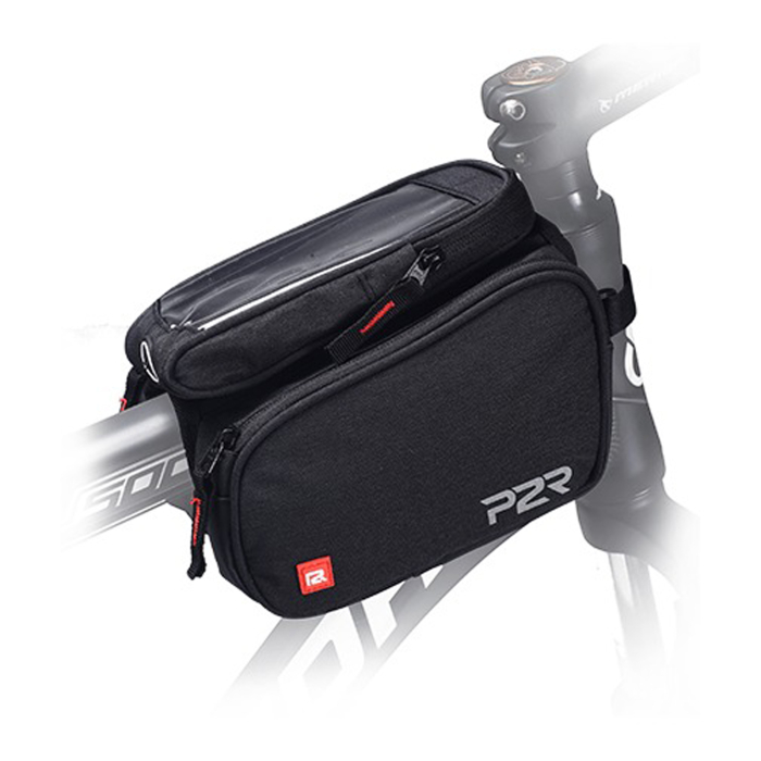 Borseta cadru 2.5L P2R Twinner, cu husa telefon, negru [5]