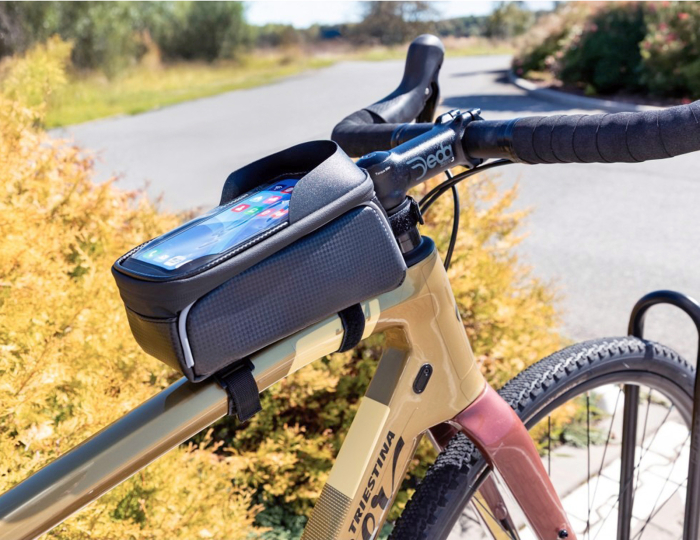 Borseta cadru 1L FORCE Clash cu compartiment telefon, neagra [4]