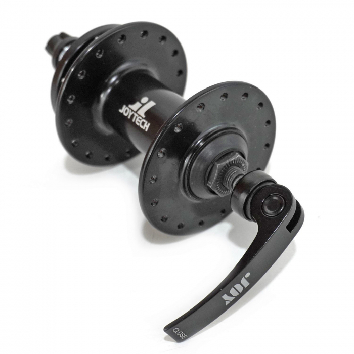 Butuc fata JOYTECH D761DSE, aluminiu, 32H, frana disc, ax QR5-R270, negru [3]