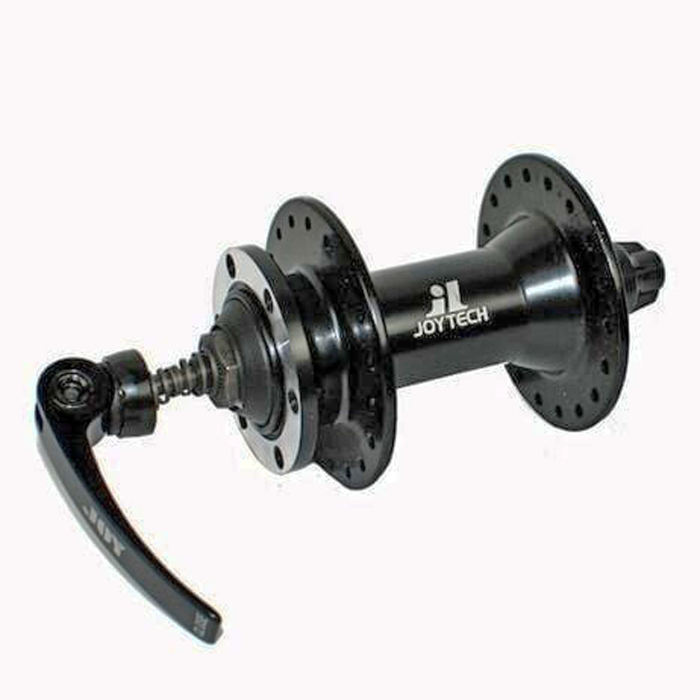 Butuc fata JOYTECH D341RCC, aluminiu, frana disc, ax QR, negru [1]