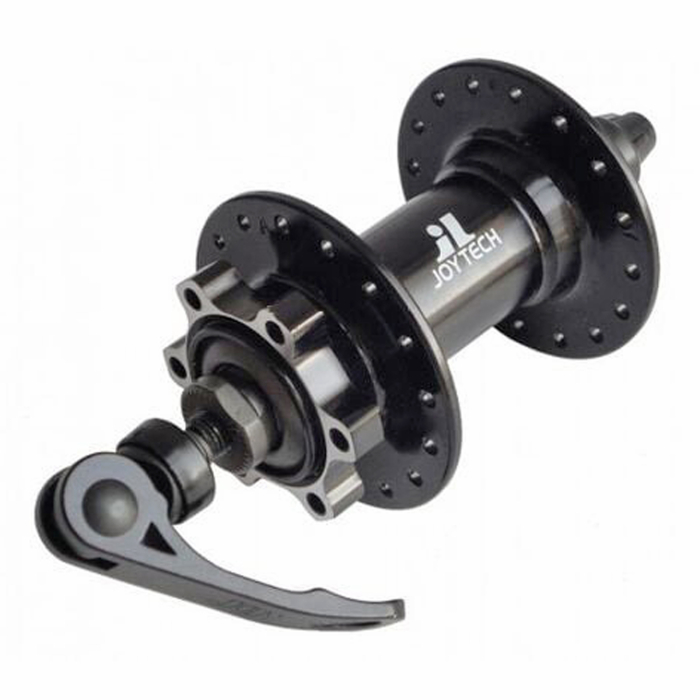 Butuc fata JOYTECH D341RCC, aluminiu, frana disc, ax QR, negru [1]