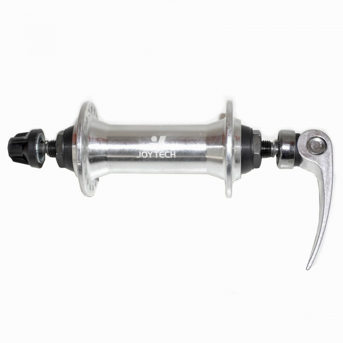 Butuc fata JOYTECH JY751DSE, aluminiu, frana V-Brake, ax QR5-R270, argintiu [2]