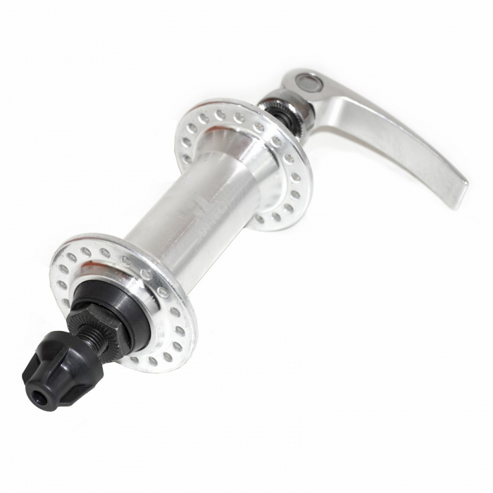 Butuc fata JOYTECH JY751DSE, aluminiu, frana V-Brake, ax QR5-R270, argintiu [1]