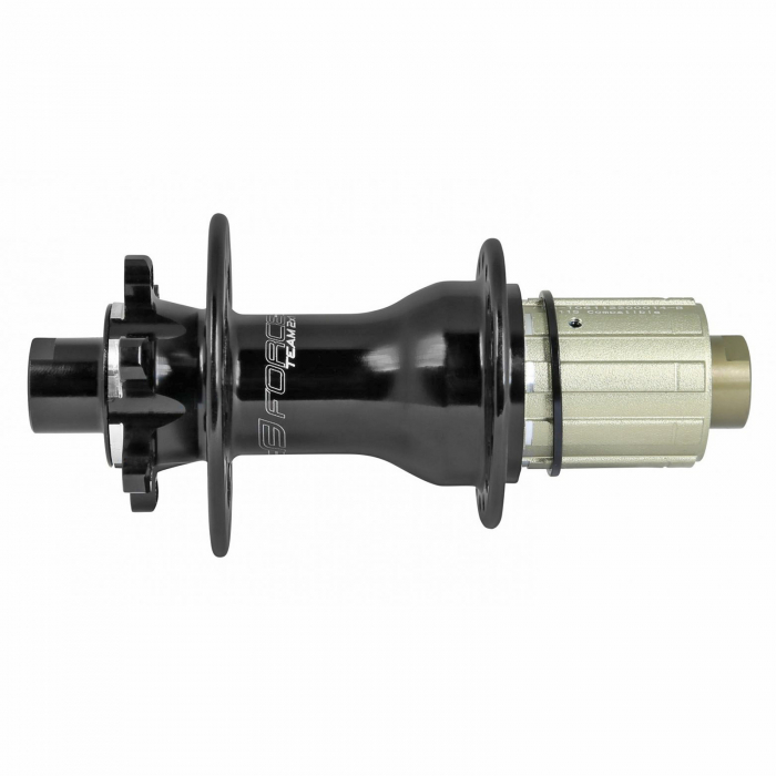 Butuc spate FORCE X12, aluminiu, 32H, frane disc, 8/12 viteze, negru [1]