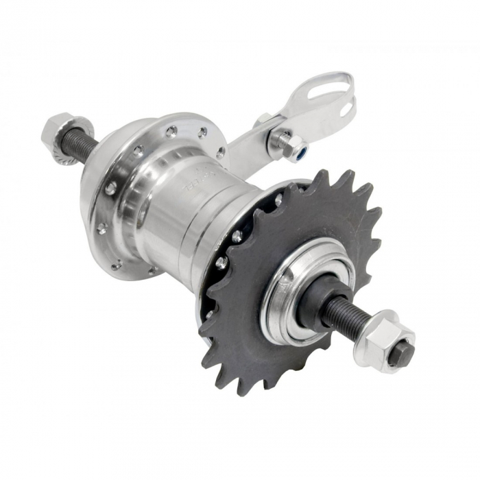 Butuc spate FORCE, torpedo, single speed 18T, argintiu [1]