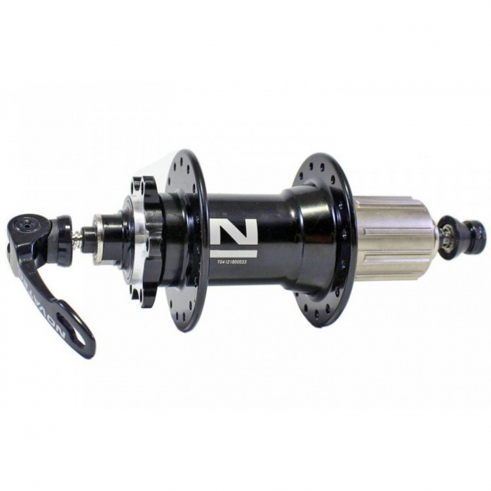 Butuc spate NOVATEC D042SB, aluminiu, 32H, frana disc, 8/11 viteze, negru [1]
