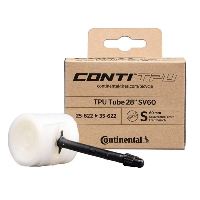 Camera bicicleta 28" CONTINENTAL TPU 28 (25-622/35-622), valva FV60 [2]