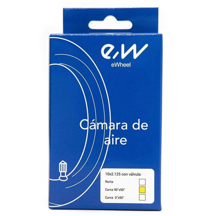 Camera roata trotineta 10"x2.125 FIVESTARS eWheel, valva AV curbata 90 grade (50-156) [6]