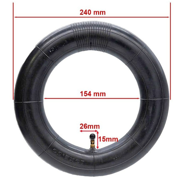 Camera trotineta FIVESTARS 6"x2.5, valva Schrader/auto AV 90 grade [3]