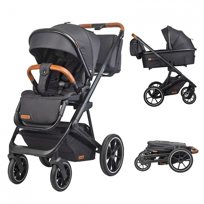 Carucior modular 2in1 COCCOLLE Nessia Diamond black [1]