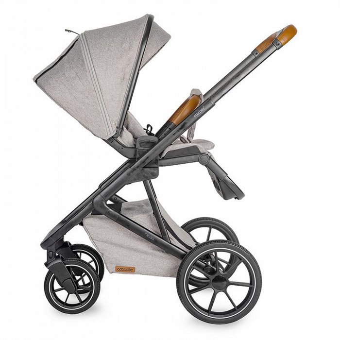 Carucior modular 2in1 COCCOLLE Nessia Lunar rock+Balansoar bebelusi COCCOLLE Velio Butternut [7]