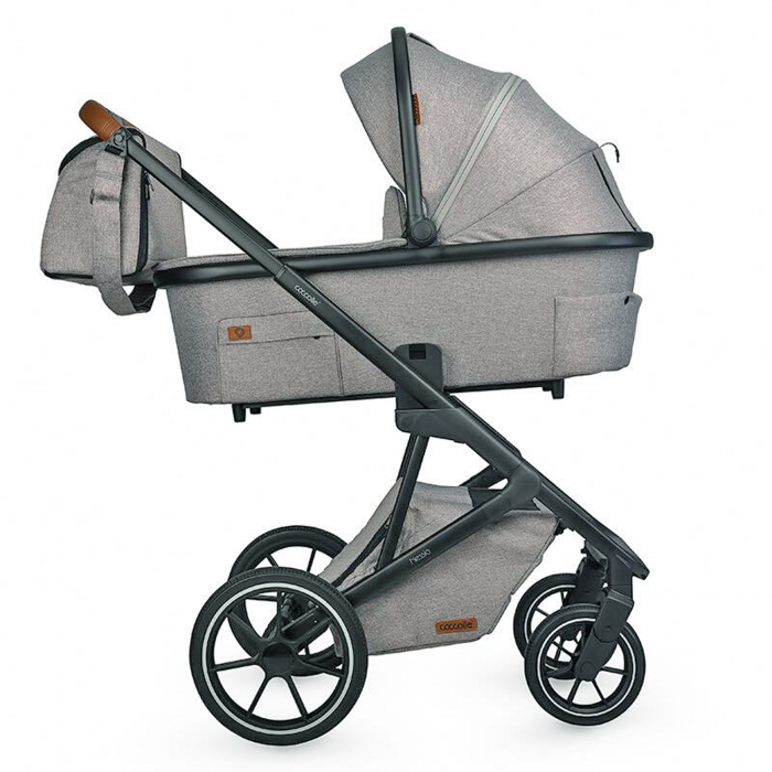 Carucior modular 2in1 COCCOLLE Nessia Lunar rock+Balansoar bebelusi COCCOLLE Velio Butternut [13]