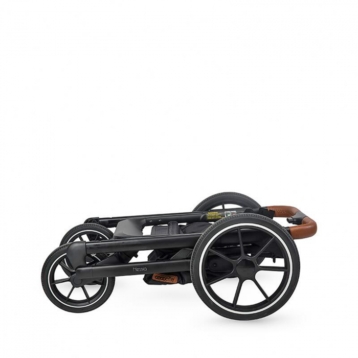Carucior modular 2in1 COCCOLLE Nessia Diamond black + Balansoar bebelusi COCCOLLE Velio Butternut [17]