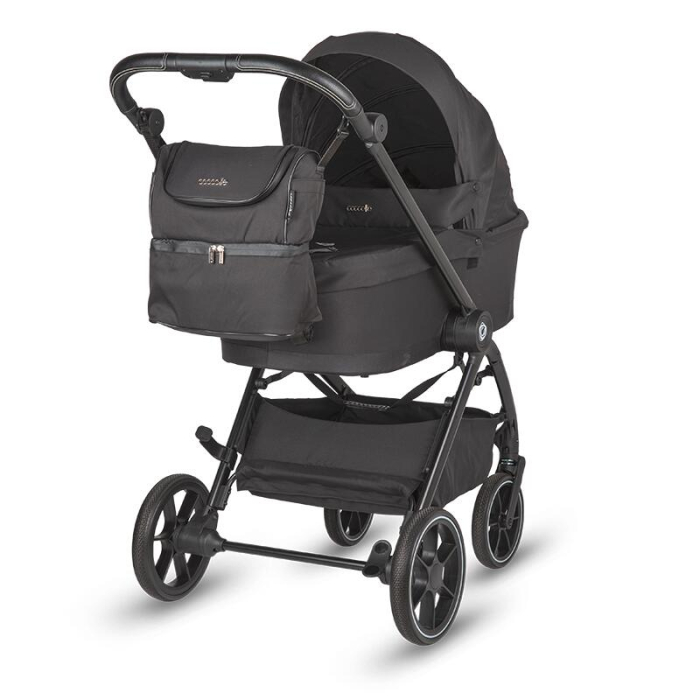Carucior modular 2in1 Coccolle Serry Jet black+ Scoica auto iSize Coccolle Knox Black [4]
