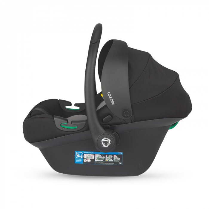 Carucior modular 2in1 Coccolle Serry Jet black+ Scoica auto iSize Coccolle Knox Greystone [17]