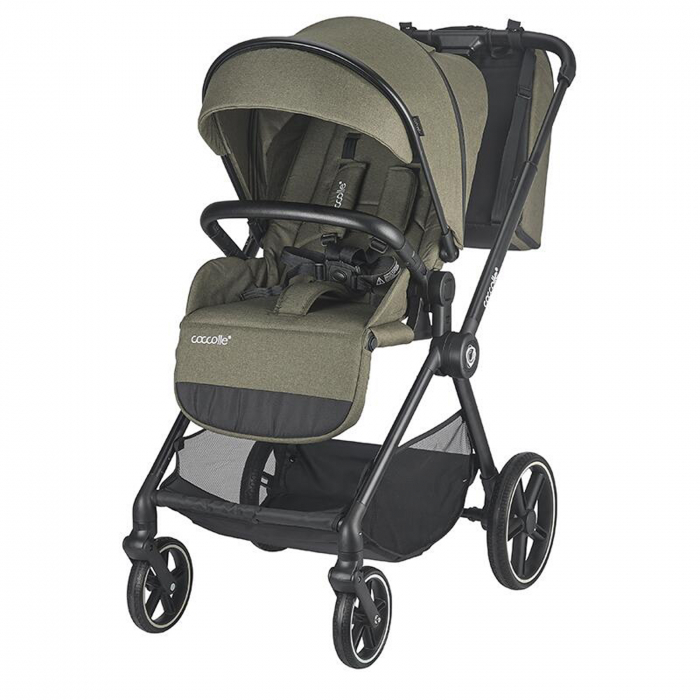 Carucior modular 3in1 COCCOLLE Lissia Moss Green+Scoica auto iSize COCCOLLE Knox Greystone [3]