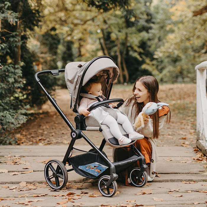 Carucior modular 4in1 COCCOLLE Lissia cu scoica auto iSize COCCOLLE Knox Black si baza isofix iSize COCCOLLE Knox [22]