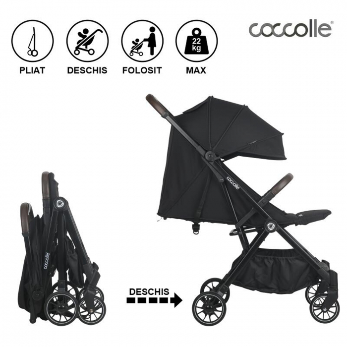 Carucior sport autofold COCCOLLE Melia Diamond black [10]