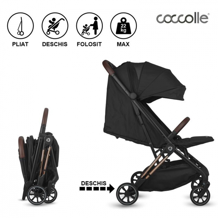 Carucior sport cu pliere automata COCCOLLE Beyla Gold LE [8]