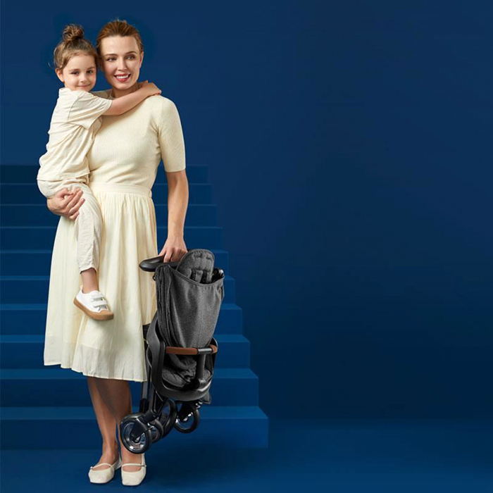 Carucior sport ultracompact QPLAY Easy roz [6]