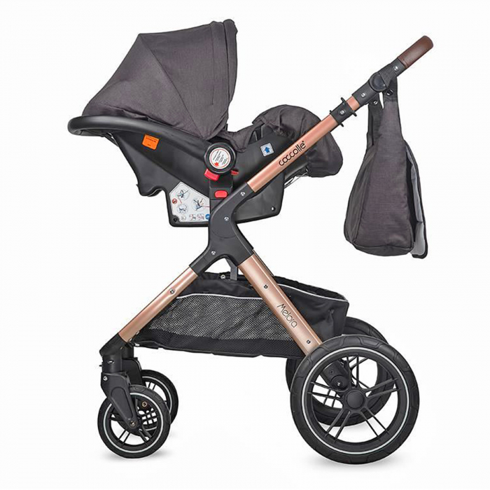 Carucior transformabil 3in1 COCCOLLE Melora Diamond black [15]