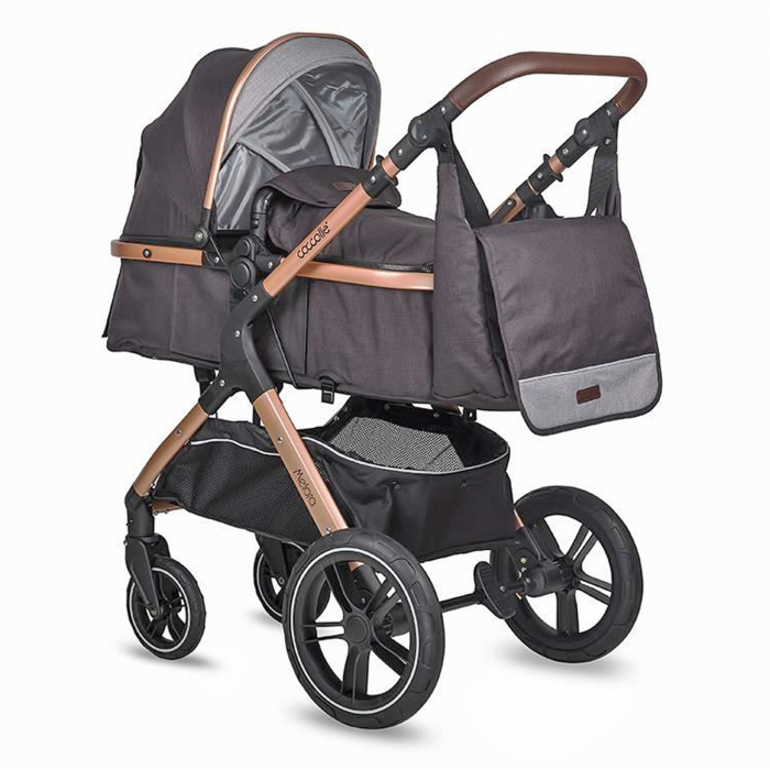 Carucior transformabil 3in1 COCCOLLE Melora Diamond black [13]