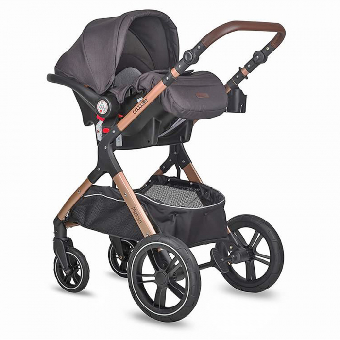 Carucior transformabil 3in1 COCCOLLE Melora Diamond black [14]