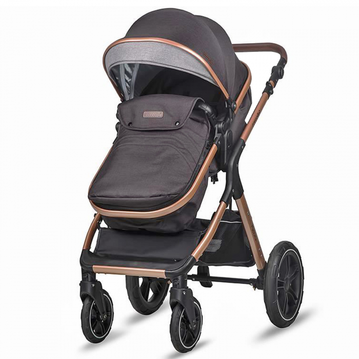 Carucior transformabil 3in1 COCCOLLE Melora Diamond black [2]