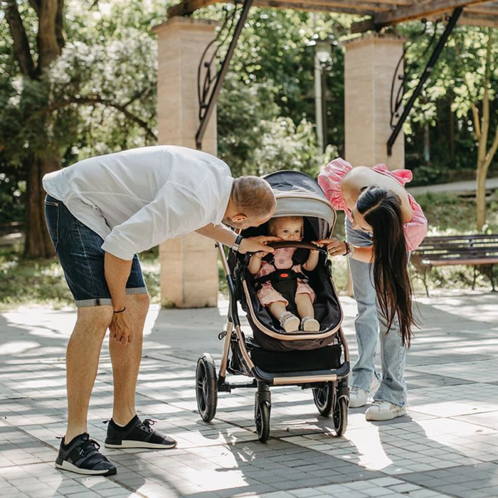 Carucior transformabil 3in1 COCCOLLE Melora Diamond black [26]