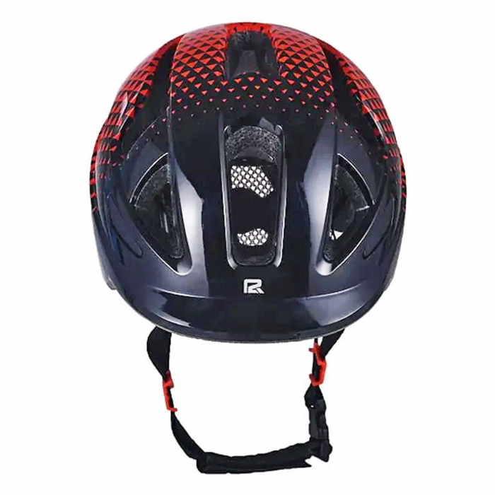 Casca ciclism copii P2R Mascot, negru/rosu, marime S (52-56 cm) [3]